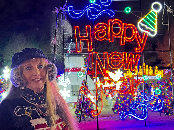 Karen Duquette and a Happy New Year signK