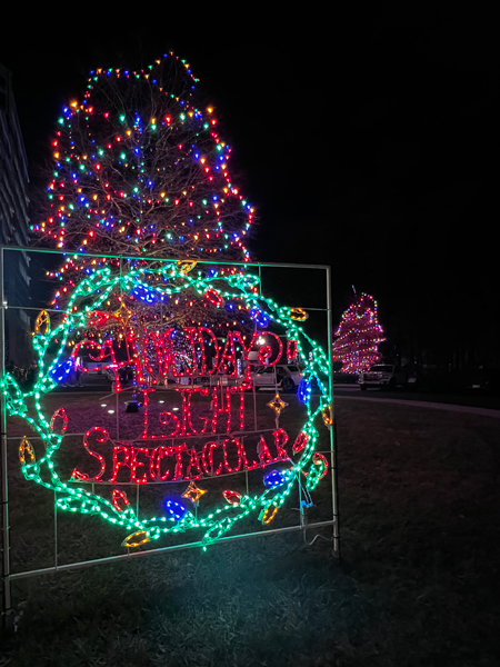 Holiday Ligh Spectacular sign