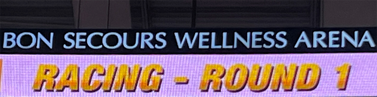 Bon Secours wellness arena sign