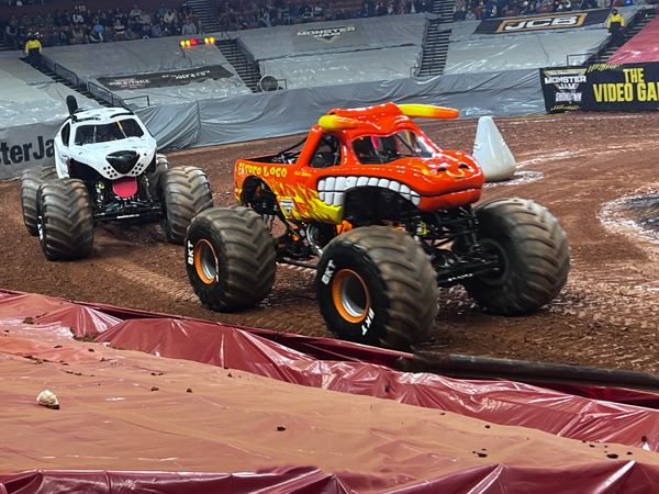 Monster Mutt Dalmatian and El Toro Loco