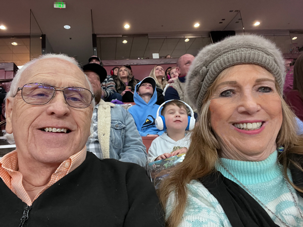 Lee and Karen Duquette enjoying the Monster Jam