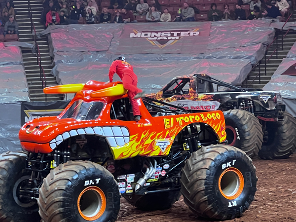 MJ Solorio on his Monster Truck