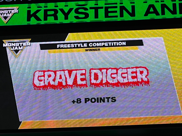 Freestyle winner Grave Digger