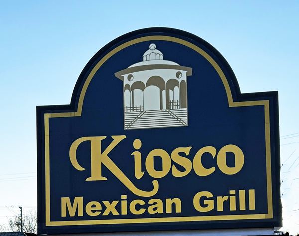 Kiosco Mexican Grill sign