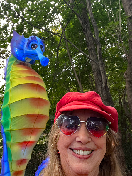 seahorse and Karen Duquette