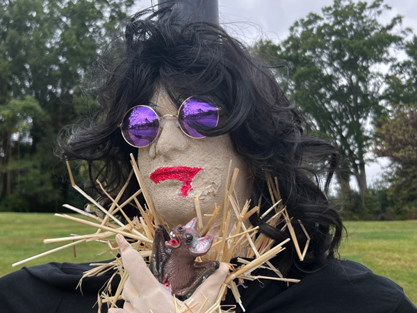 The Weiser Choice scarecro face and rat