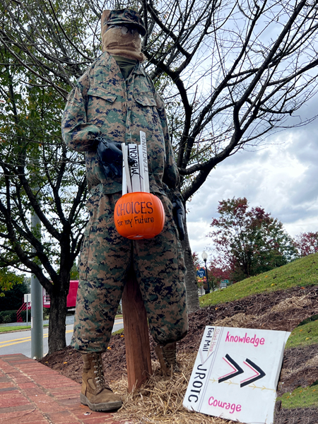 Fort Mill JROTC scarecrow