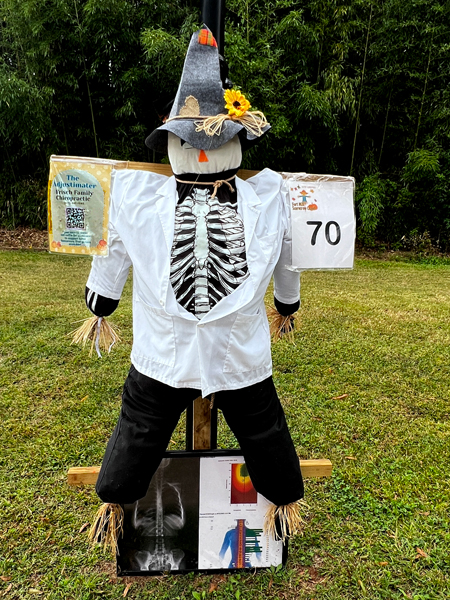 the Adjustmater scarecrow