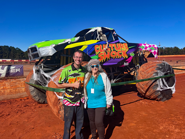 Daniel Aimes with Karen Duquette