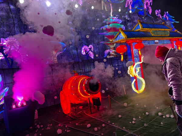 Lee Duquette and the snow bubbles