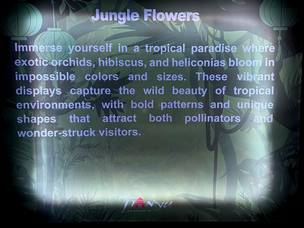 Jungle Flwoers sign