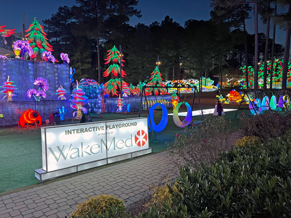 Interactive Playground sign