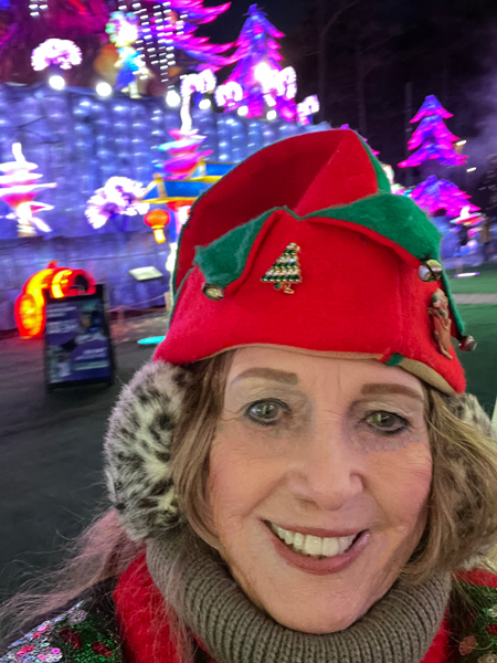 Karen Duquette in the play area