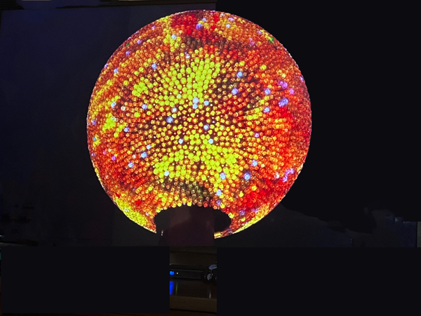 Watching the New Year's Ball drop on TV