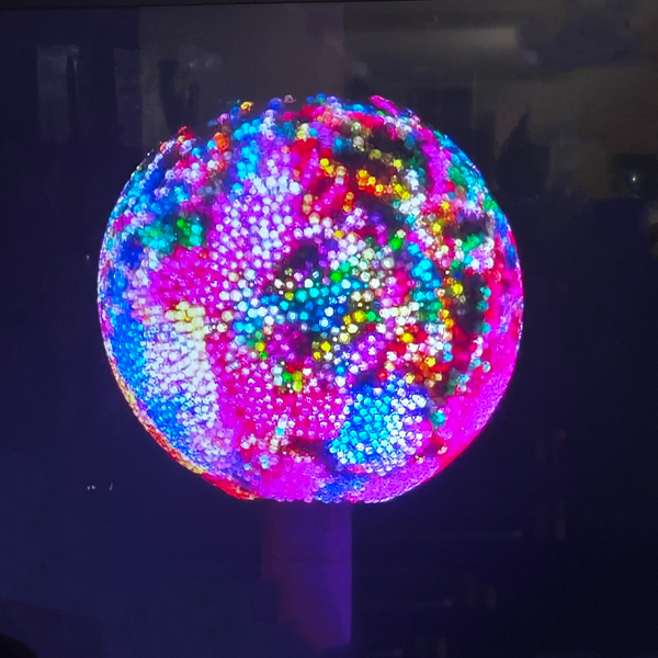 Watching the New Year's Ball drop on TV