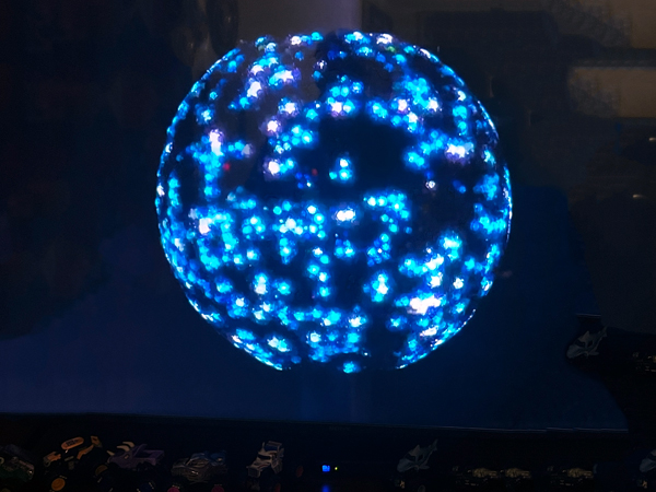 Watching the New Year's Ball drop on TV