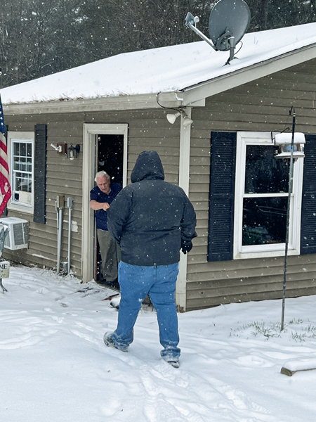 Lee Duquette and his grandson