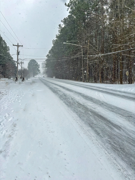 road to Waxhaw North Carolina