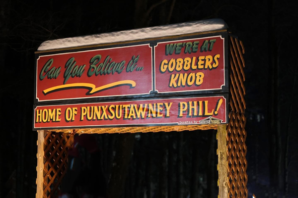 Gobblers Knob sign