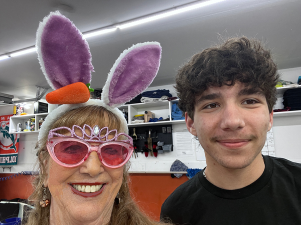 Karen and her great-Grandson