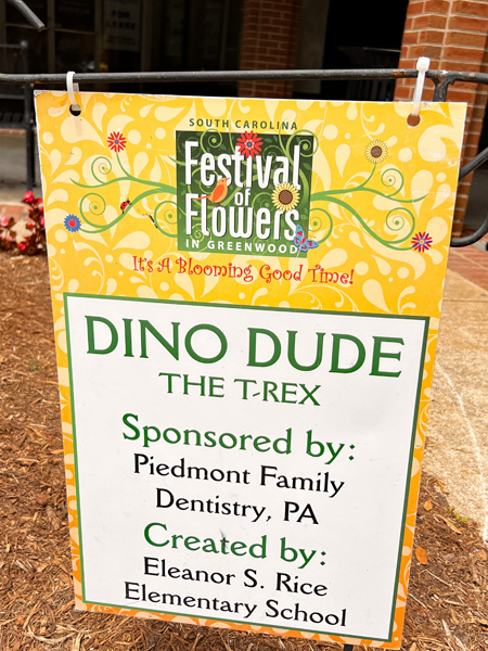 Dino Dude theT-Rex sign