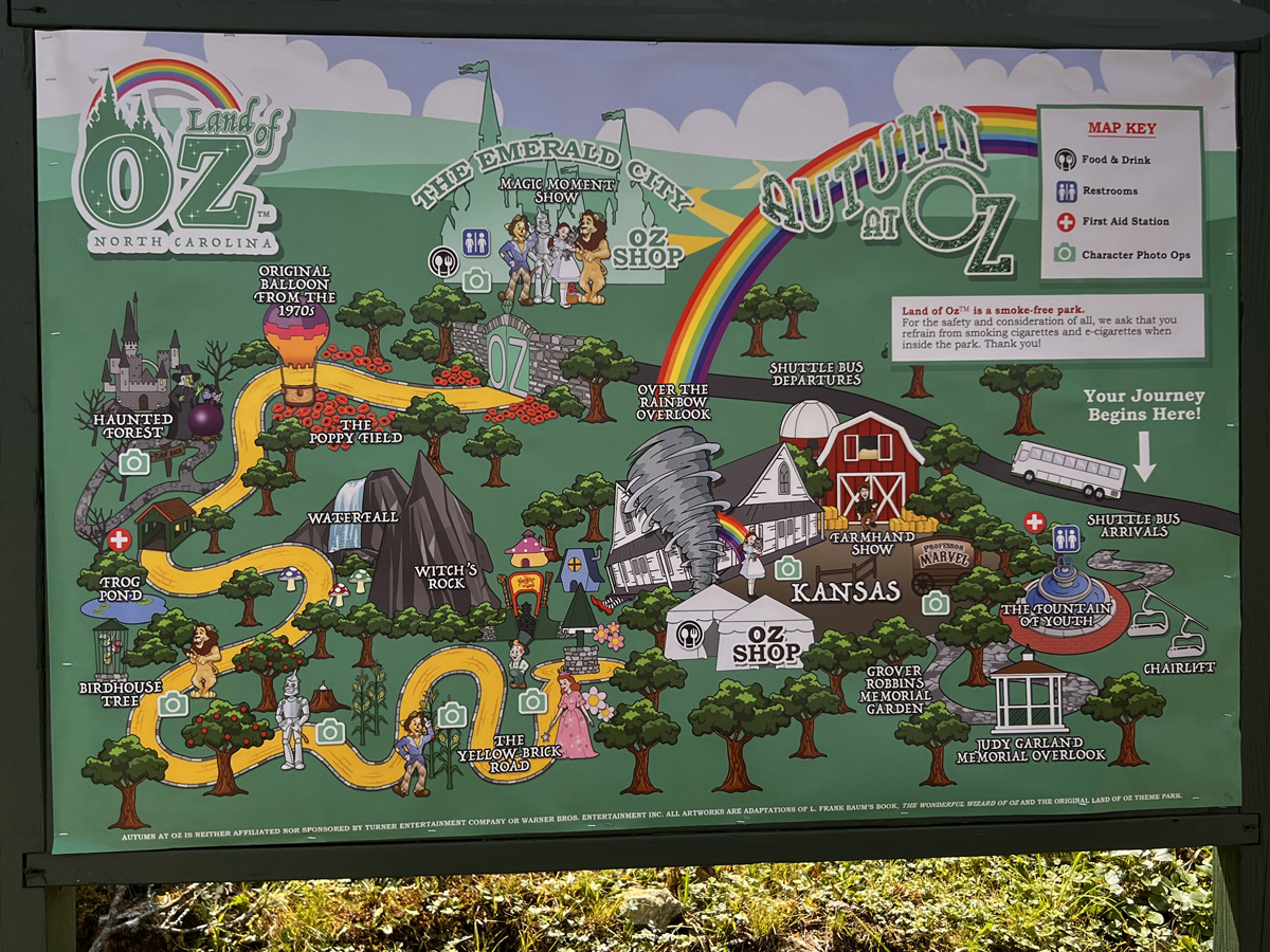 Land of OZ map