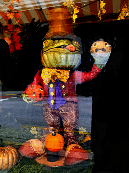 window Halloween decor