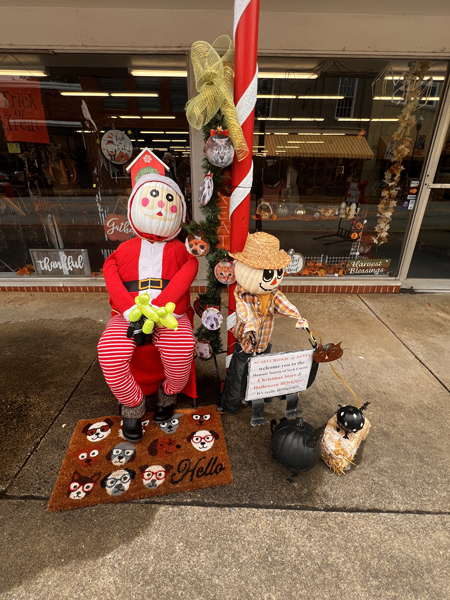 scarecrow and Santa