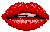 kissing lips