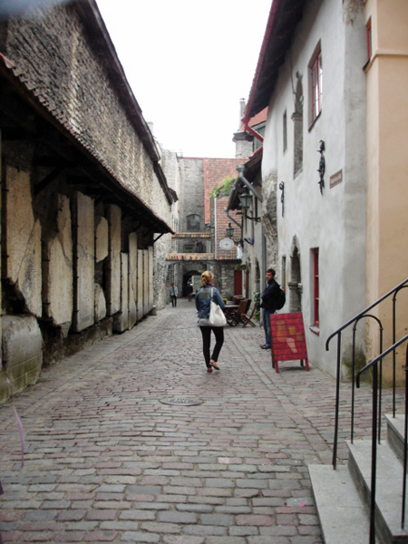 cobblestone streets