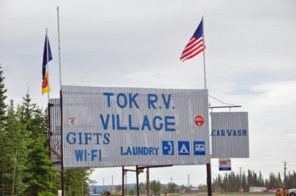 sign - Tok RV village