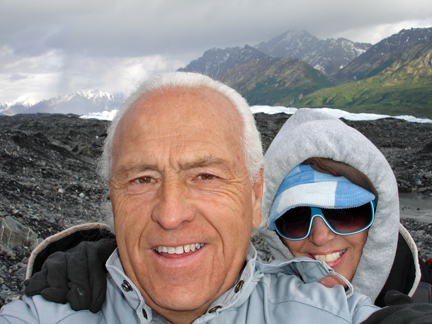 Lee and Karen Duquette on  Matanuska Glacier