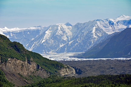 Matanuska Glacier as seen from the main road