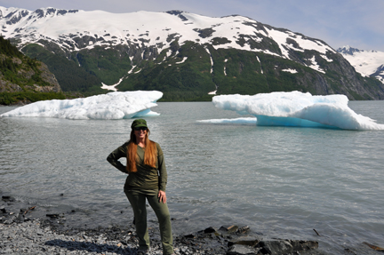 Karen Duquette and icebergs