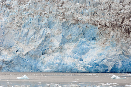 Surprise Glacier's blue ice 