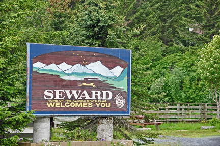 sign - Seward welcomes you