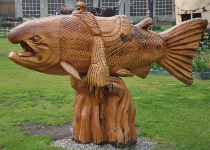 wooden fish
