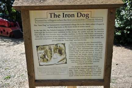 sign about The Iron Dog