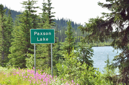 sign - Paxson Lake
