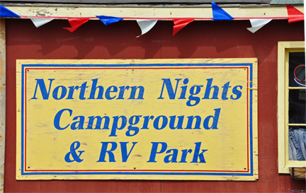 sign - Northern Lights RV Campground