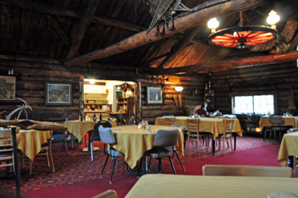 inside the Carriage House Restaurant
