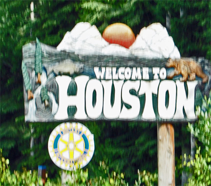 welcome to houston sign