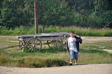 an old wagon