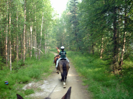 horseback riding in Alaska