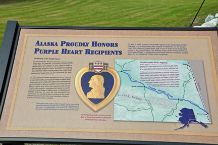 alaska purple heart sign