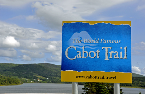 SIGN - world famous Cabot Trail