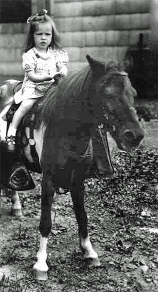 Karen Rasmussen on a horse