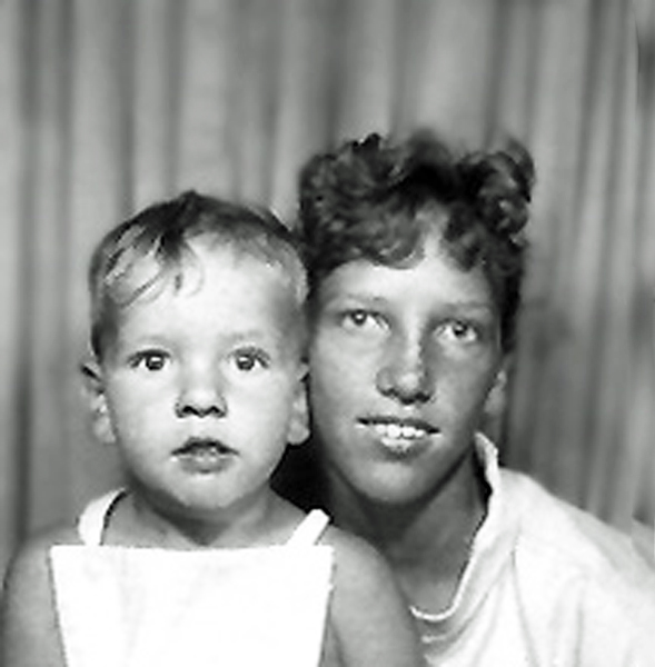 Karen and her youngest brtther