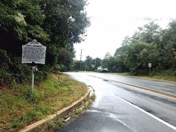 USNTC Bainbridge sign