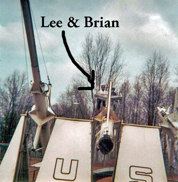 Lee and Brian Duquette in 1978